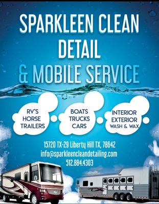 Sparkleen Clean Detail and Mobile Service