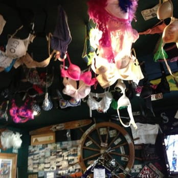 The Old #3 Restaurant - Bras on the ceiling at the old Number 3 - American Near Me - Ronald, Washington