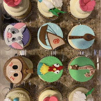 Arty Crafty Cakes - Moana cupcakes - Custom Cakes Near Me - Corona, California Arty Crafty Cakes - Moana cupcakes - Custom Cakes Near Me - Corona, California