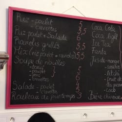 Mian Dian - Le menu. Les raviolis : une tuerie !!!