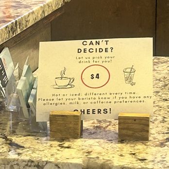 Dichotomy Coffee & Spirits - The can't decide sign - Coffee & Tea Near Me - Waco, Texas Dichotomy Coffee & Spirits - The can't decide sign - Coffee & Tea Near Me - Waco, Texas