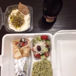 Comida Griega en el Depa de Odiseo - Gyro de carnero, jocoque con zatar y aceite de olivo!