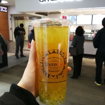 Sharetea - Kiwi Fruit Tea with Aiyu jelly - Bubble Tea Near Me - Edmonton, Alberta Sharetea - Kiwi Fruit Tea with Aiyu jelly - Bubble Tea Near Me - Edmonton, Alberta