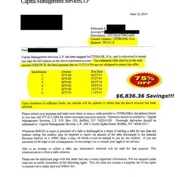 Agahva Consulting - This client got a great deal and flexible payments! - Debt Relief Services Near Me - Glendale, California