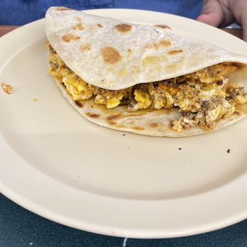 Ibarra's Tortilleria - Chorizo and Eggs Taco Flour Tortilla - Mexican Near Me - Fort Worth, Texas Ibarra's Tortilleria - Chorizo and Eggs Taco Flour Tortilla - Mexican Near Me - Fort Worth, Texas