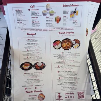 La Panadería - Menu (breakfast/brunch) - Breakfast & Brunch Near Me - San Antonio, Texas