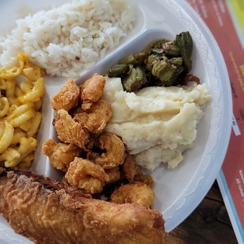 Nippy's Soul Food - Fried Fish, Fried Shrimp, Mac and Cheese, Mashed Potatoes, White Rice and Steamed Okra. - Soul Food Near Me - Wilmington, North Carolina Nippy's Soul Food - Fried Fish, Fried Shrimp, Mac and Cheese, Mashed Potatoes, White Rice and Steamed Okra. - Soul Food Near Me - Wilmington, North Carolina