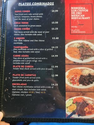 Menu photo 7 Birrieria Los Chivos De Oro Fort Worth, TX