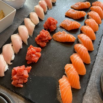 Yummy Sushi - Assorted nigiri and sashimi - Sushi Bars Near Me - Coronado, California Yummy Sushi - Assorted nigiri and sashimi - Sushi Bars Near Me - Coronado, California