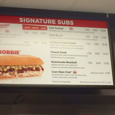 Menu photo 2 Capriotti's Sandwich Shop Reno, NV Menu photo 2 Capriotti's Sandwich Shop Reno, NV