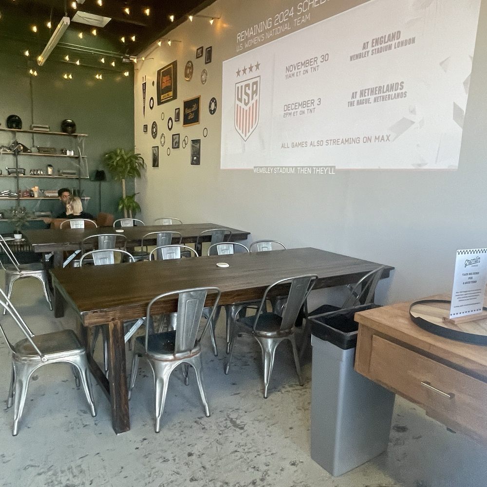 Gremlin Garage - Seating area - Coffee & Tea Near Me - Costa Mesa, California Gremlin Garage - Seating area - Coffee & Tea Near Me - Costa Mesa, California