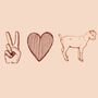 Photo of Peace Love Goat