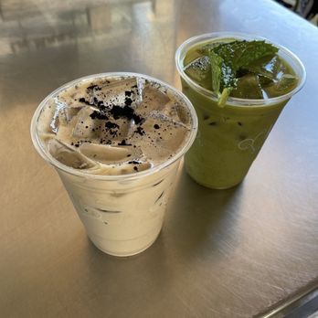 Lofty Coffee - London fog and matcha, mint and milk - Coffee & Tea Near Me - San Diego, California