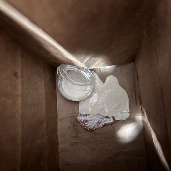 Wingstop - Here's my "required" Blue Cheese dip at the bottom of the bag. $2.49 wasted. - Chicken Wings Near Me - Fresno, California Wingstop - Here's my "required" Blue Cheese dip at the bottom of the bag. $2.49 wasted. - Chicken Wings Near Me - Fresno, California