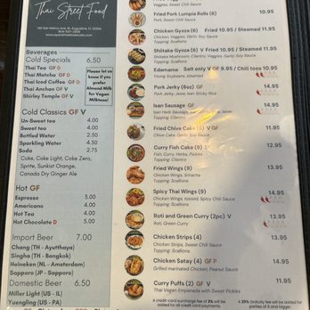 Thai Street Cafe - Street menu - Thai Near Me - Saint Augustine, Florida Thai Street Cafe - Street menu - Thai Near Me - Saint Augustine, Florida