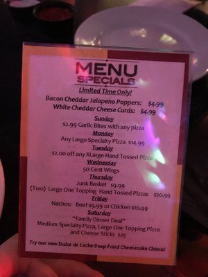 Menu photo 1 Blackstone Pizza Company Iron Mountain, MI Menu photo 1 Blackstone Pizza Company Iron Mountain, MI