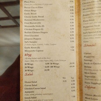 Sal's Pizza - Apps, wings, salads - Pizza Near Me - Smithfield, Virginia Sal's Pizza - Apps, wings, salads - Pizza Near Me - Smithfield, Virginia