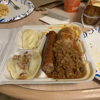 PolishPlate - Taste of Poland-Hunters Stew, Kielbasa, Stuffed Cabbage and Pierogi - Polish Near Me - Southington, Connecticut PolishPlate - Taste of Poland-Hunters Stew, Kielbasa, Stuffed Cabbage and Pierogi - Polish Near Me - Southington, Connecticut
