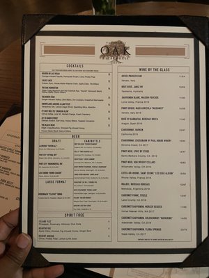 Menu photo 8 Oak Steakhouse Alexandria, VA