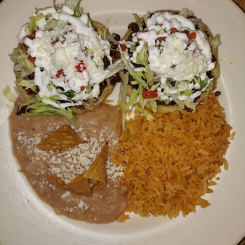 Don Nacho's Cafe - 2 Asada sopes with rice and beans.... - Mexican Near Me - Solvang, California Don Nacho's Cafe - 2 Asada sopes with rice and beans.... - Mexican Near Me - Solvang, California