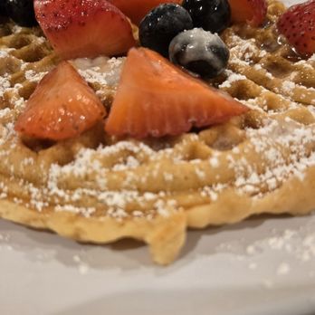 Vault Cafe & Cabaret - Waffle & fresh fruit - Waffles Near Me - Rochester, New York Vault Cafe & Cabaret - Waffle & fresh fruit - Waffles Near Me - Rochester, New York