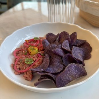 Le Jardinier - Beef tartare - French Near Me - Houston, Texas Le Jardinier - Beef tartare - French Near Me - Houston, Texas