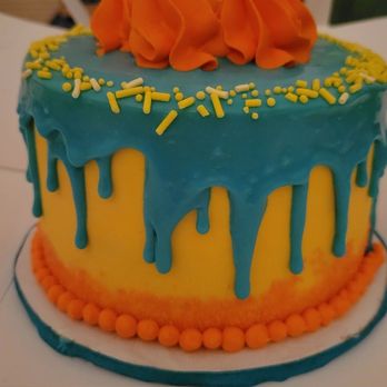 Candice's Confections - Smash cake!!! Pokemon color theme!!! - Custom Cakes Near Me - Reno, Nevada