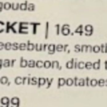 LeadBelly - Menu Full Leaded Jacket - New American Near Me - Lincoln, Nebraska