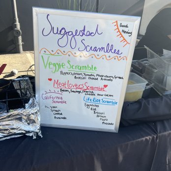 Off The Shelf - a sign for suggies and scrambles - Breakfast & Brunch Near Me Off The Shelf - a sign for suggies and scrambles - Breakfast & Brunch Near Me