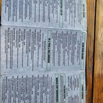 Jack's Goal Line Stand - Menu - American Near Me - Long Branch, New Jersey