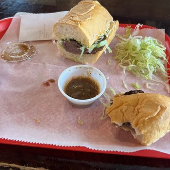 Po Boy Express - There sorry excuse for roast beef po-boys!!! - Seafood Near Me - Baton Rouge, Louisiana