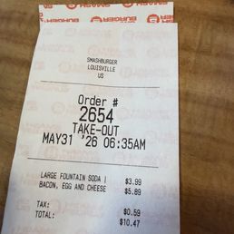 Great price for a quick breakfast