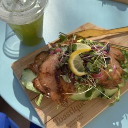 Smoked Salmon Toast and The Cure Over Ice