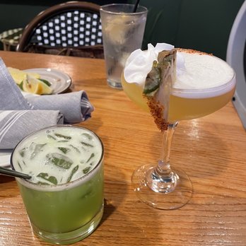 The Lost Fox - Jalapeño Cucumber Margarita Aloha Drink - New American Near Me - Ashburn, Virginia