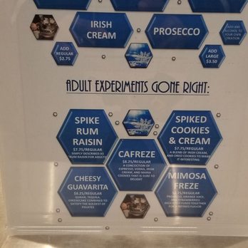 Freze N Nitro Creamery - Adult Alcohol options - Ice Cream & Frozen Yogurt Near Me - Miramar, Florida Freze N Nitro Creamery - Adult Alcohol options - Ice Cream & Frozen Yogurt Near Me - Miramar, Florida