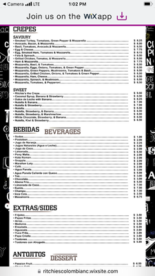 Menu photo 4 Ritchie’s Colombian Restaurant College Park, MD Menu photo 4 Ritchie’s Colombian Restaurant College Park, MD