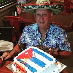 Plaza Bakery - 70th bday for my Dad. I asked for a cake with a Cuban flag. Plaza Bakery knocked it out of the ballpark. Gorgeous and delicious!