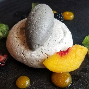 Xochi - Black sesame meringue - Mexican Near Me - Houston, Texas Xochi - Black sesame meringue - Mexican Near Me - Houston, Texas