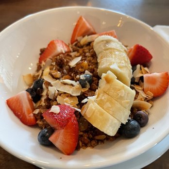 Bleu Northeast Kitchen - Yogurt parfait with granola - Seafood Near Me - Burlington, Vermont Bleu Northeast Kitchen - Yogurt parfait with granola - Seafood Near Me - Burlington, Vermont