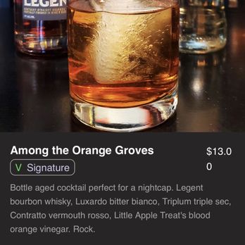 Moshi Moshi - Among the Orange Groves bourbon drink. - Sushi Bars Near Me - San Francisco, California Moshi Moshi - Among the Orange Groves bourbon drink. - Sushi Bars Near Me - San Francisco, California