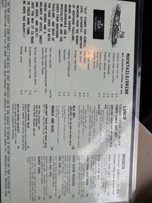 Menu photo 4 Sla Thai Restaurant Montclair, NJ