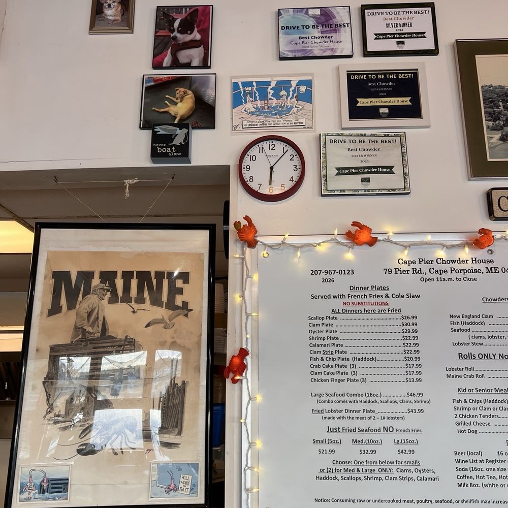 Cape Pier Chowder House - Seafood Near Me - Kennebunkport, Maine Cape Pier Chowder House - Seafood Near Me - Kennebunkport, Maine