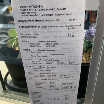 Poke Kitchen - Menu page 2. - Poke Near Me - San Leandro, California Poke Kitchen - Menu page 2. - Poke Near Me - San Leandro, California