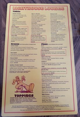 Menu photo 1 Lighthouse Lounge Lake Havasu City, AZ