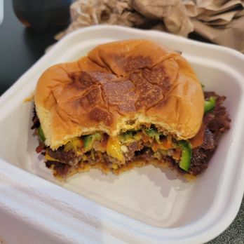 Hotline Burger - Hotline Burger with extra jalapeños. - Burgers Near Me - Houston, Texas Hotline Burger - Hotline Burger with extra jalapeños. - Burgers Near Me - Houston, Texas