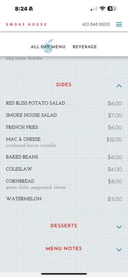 Menu photo 4 Smoke House Newport, RI Menu photo 4 Smoke House Newport, RI