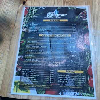 La Damajuana - Menu - Mexican Near Me - Tequila, JAL La Damajuana - Menu - Mexican Near Me - Tequila, JAL