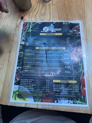 Menu photo 1 La Damajuana Tequila, JAL Menu photo 1 La Damajuana Tequila, JAL