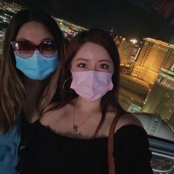 The High Roller - Mask on - Amusement Parks Near Me - Las Vegas, Nevada