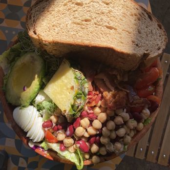 Mezzo - Chef Salad with bacon and poppyseed dressing! - Sandwiches Near Me - Berkeley, California Mezzo - Chef Salad with bacon and poppyseed dressing! - Sandwiches Near Me - Berkeley, California